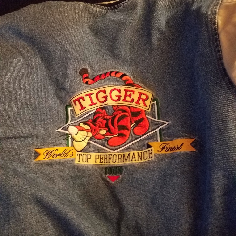denim tigger disney coat